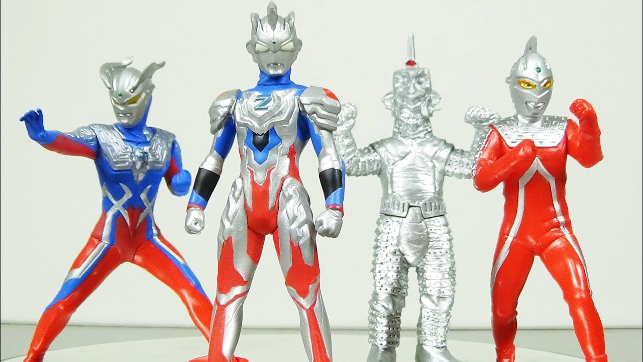 Zero] HG Ultraman 03, all 4 types, review, Gashapon - YouTube