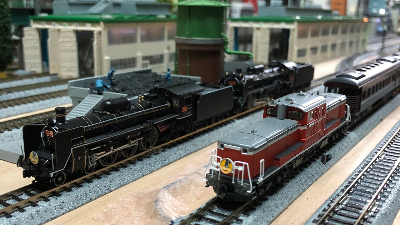 KATO N規 C57 1 & D51 200 重連 / DD51 1043 下關綜合車輛所 35系 4000