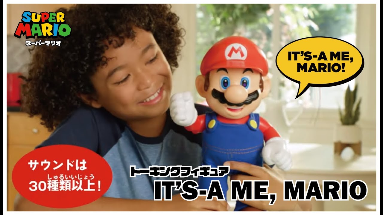 トーキングフィギュア IT'S A ME,MARIO 商品紹介映像 - YouTube