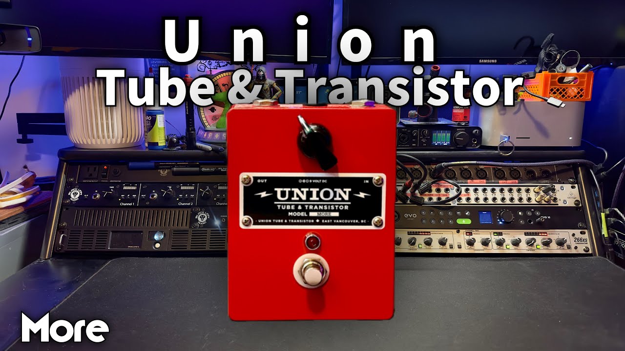 Testing the MORE pedal from Union Tube & Transistor. - YouTube