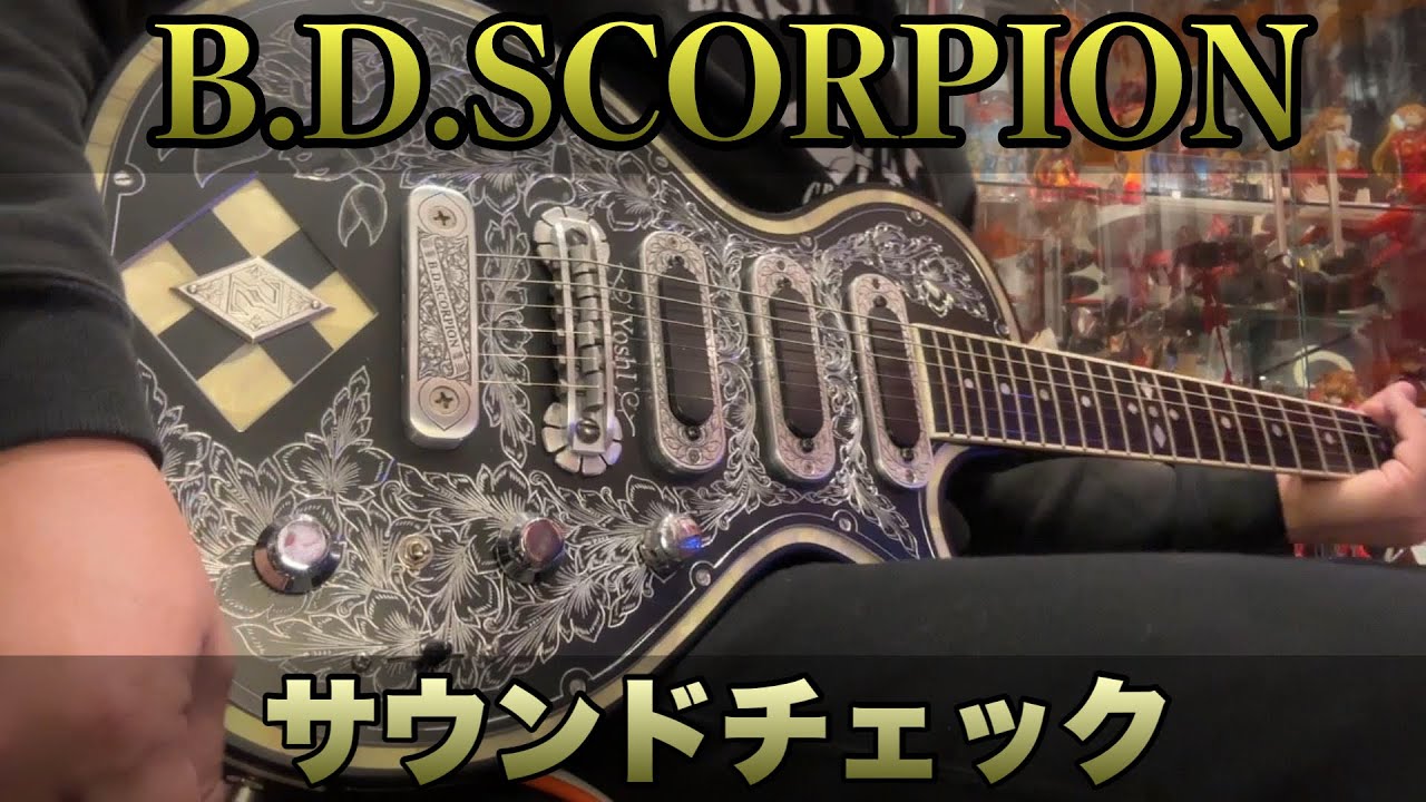 ZEMAITIS】B.D.SCORPION(GZ-2800IFS)サウンドチェック - YouTube
