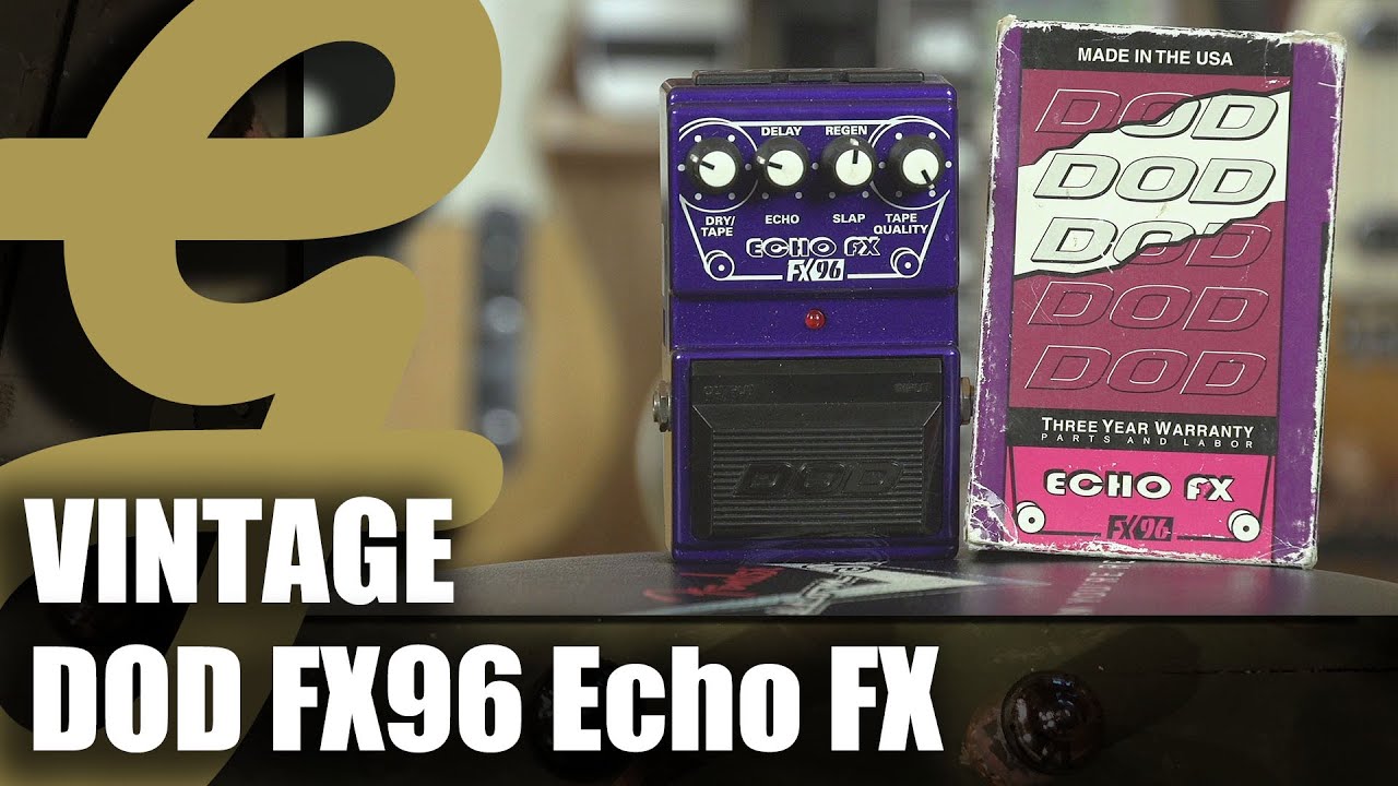 Vintage DOD Echo FX FX96 - YouTube