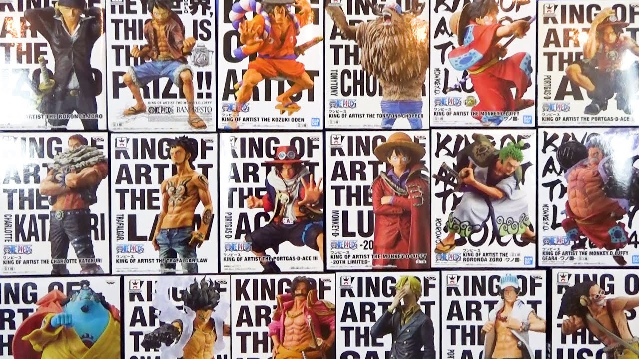 All kinds of ONE PIECE figures 