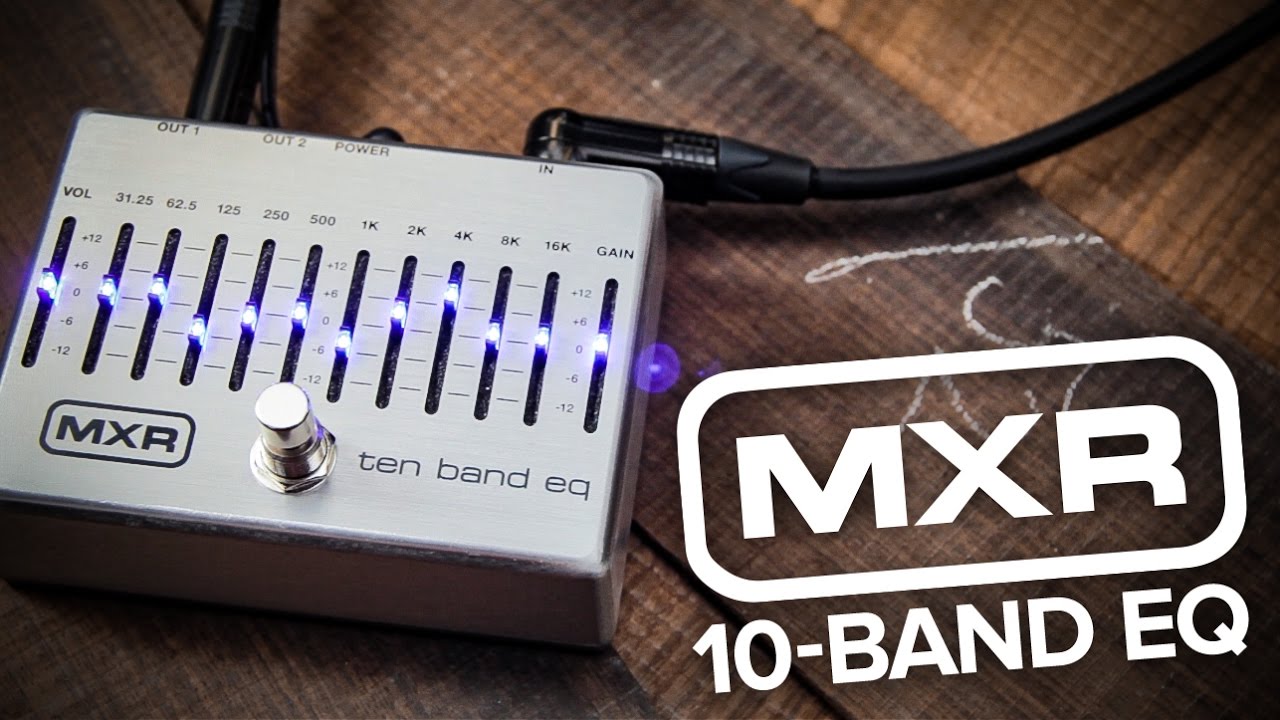 イコライザー】MXRより10Band グラフィックEQ “M108S” 発売、従来