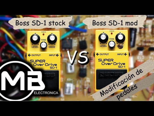 Boss Sd-1 Mod Vs Boss Sd-1 Stock - YouTube