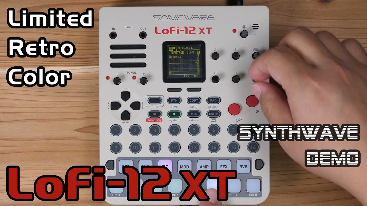 Lofi-12 XT - Limited Retro Color [Synthwave Demo] - YouTube