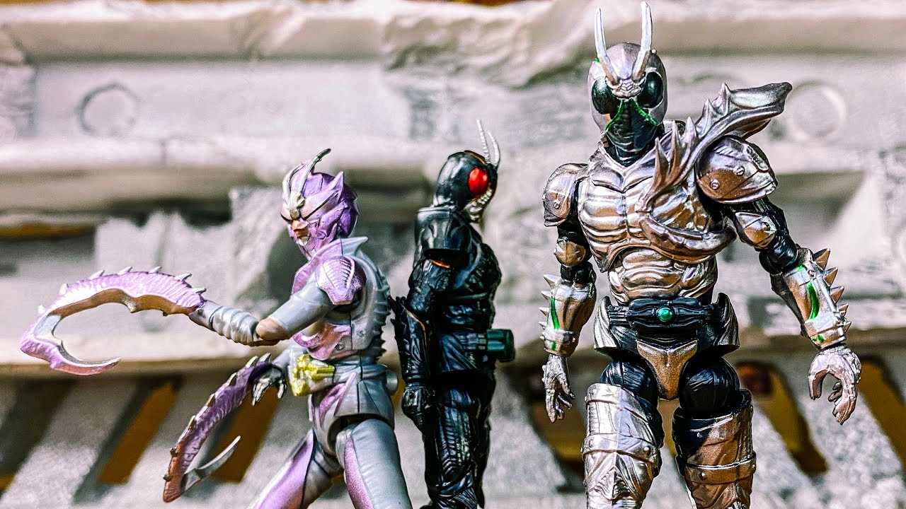 掌動-XX 仮面ライダーSHADOW MOON＆蟷螂怪人セット レビュー 商品紹介