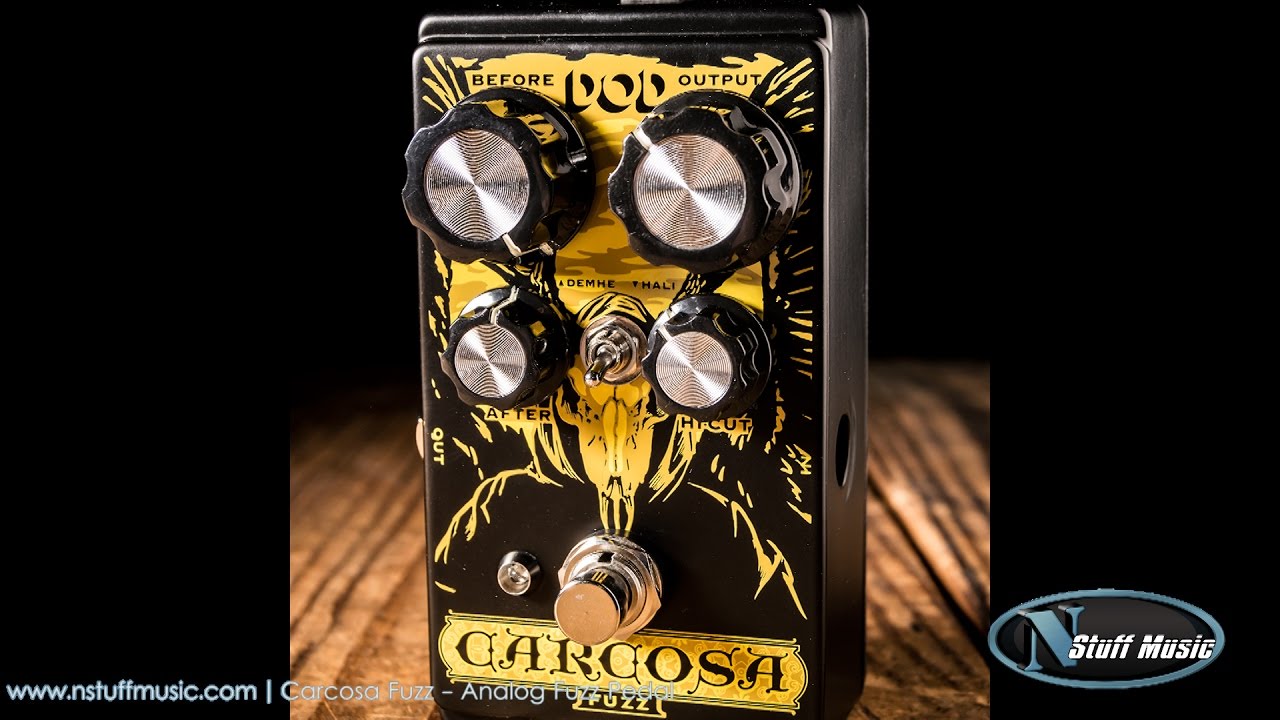 DOD Carcosa Fuzz - Analog Fuzz Pedal - YouTube