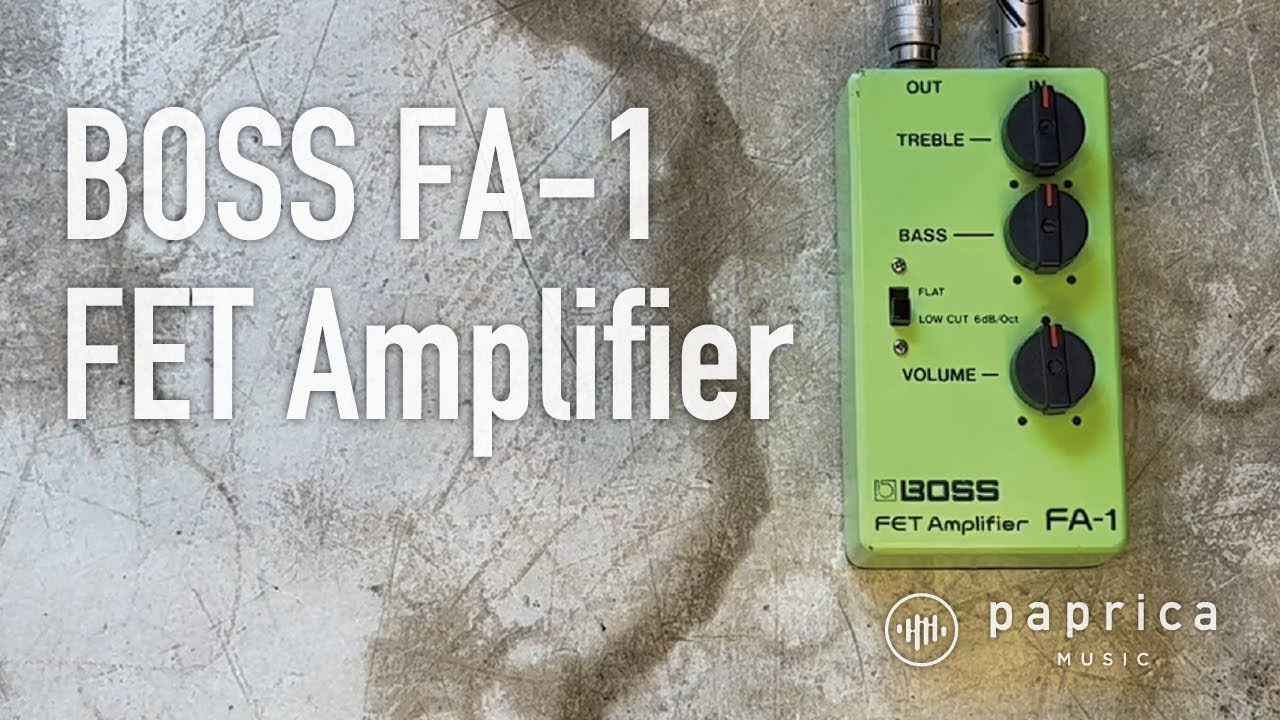 BOSS FA-1 FET Amplifier - YouTube