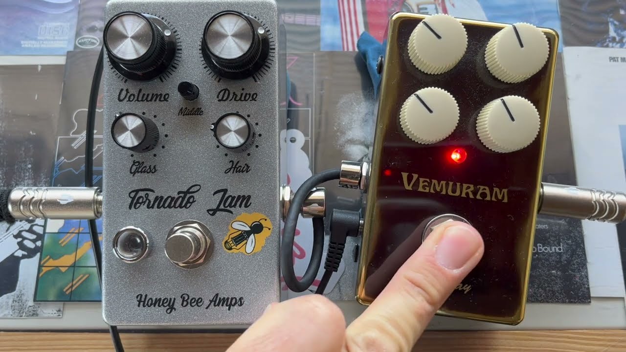 Honey Bee Amps Tornado Jam and Vemuram Jan Ray - YouTube