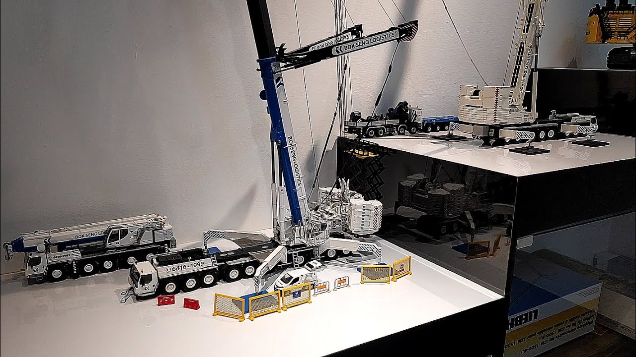 Liebherr LTM 1500-8.1 & LTM 1750-9.1 by WSI Models - YouTube