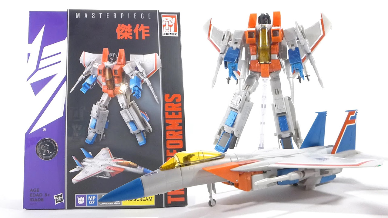 Transformers MP07 MASTERPIECE STARSCREAM (2015) Video Review - YouTube