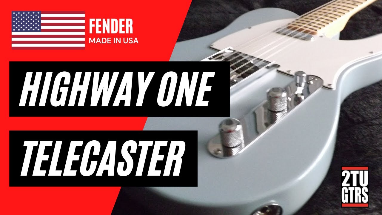 Fender Highway One Telecaster 2006 Daphne Blue - YouTube