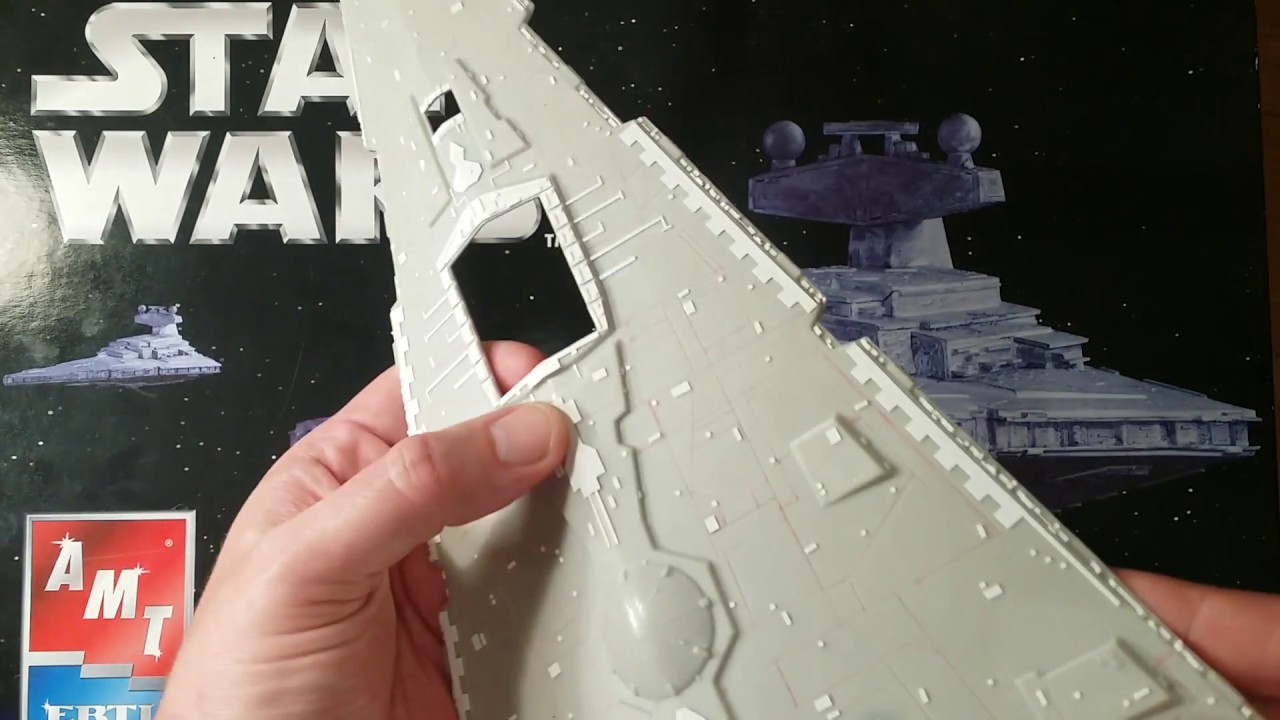 AMT ERTL Star destroyer Part One. Lower Hull rebuild completed