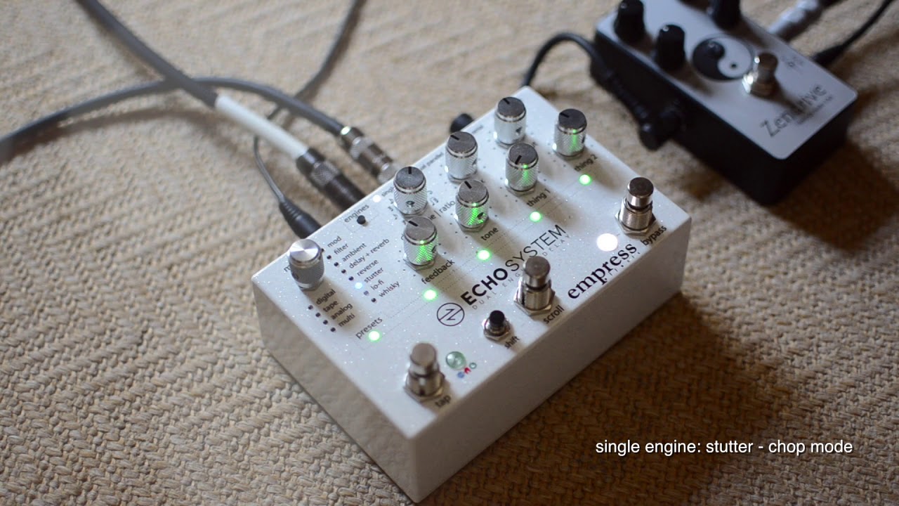 Empress: ECHOSYSTEM - stereo - 30+ presets - Charvel Strat - YouTube