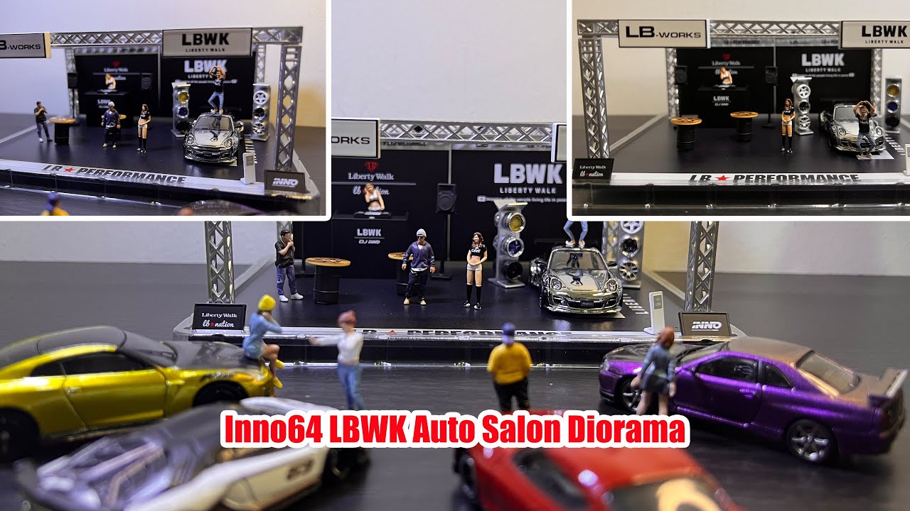 1/64 Inno64 LBWK Auto Salon Diorama | realistic |satisfying | fast