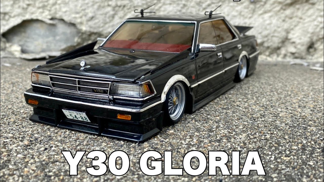アオシマ 1/24 Y30グロリア(ハイソ仕様)製作 AOSHIMA Y30 GLORIA build