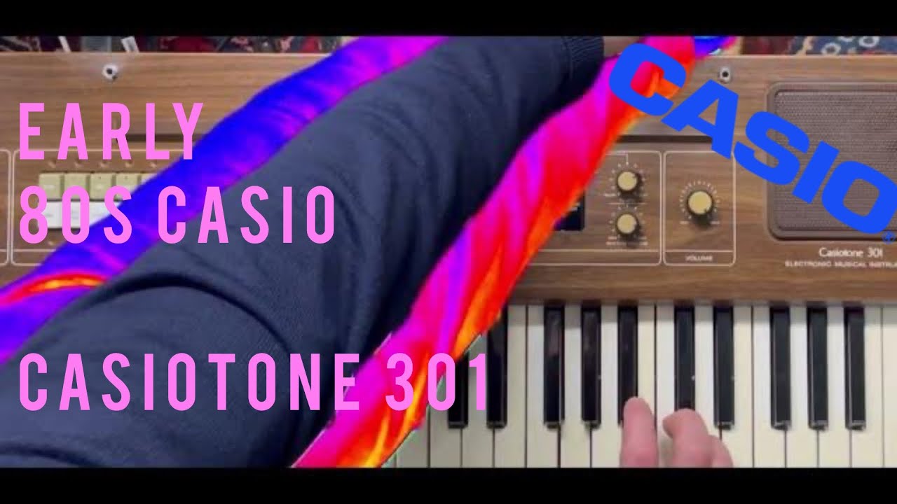 Casio CasioTone 301 - wood grain isn't always vintage bliss