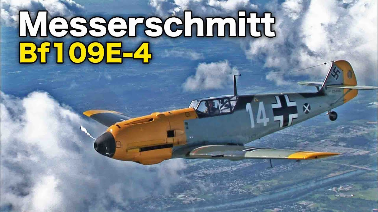 空の名機】メッサ―シュミットBf109／Messerschmitt Bf109E-4
