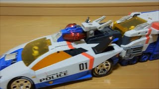 トミカ ハイパーブルーポリス 初代ソニックランナー ミニカー搭載機能