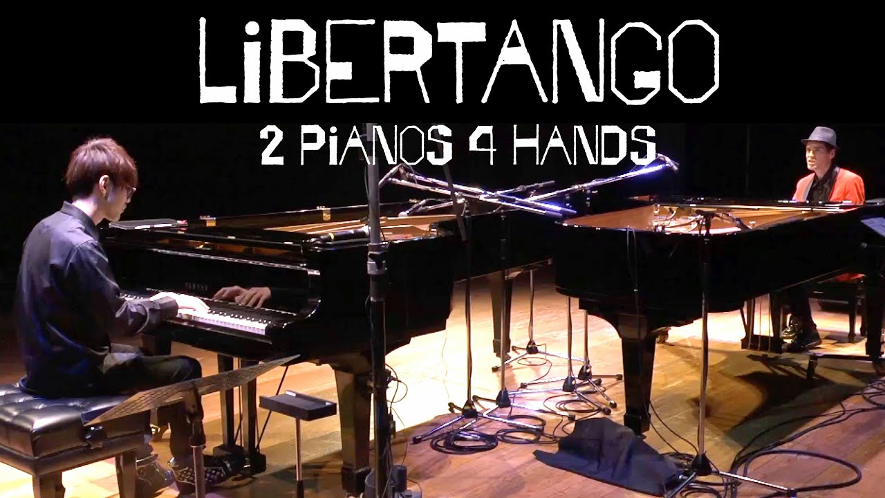 Libertango - 2 Pianos 4 Hands Improvised Duet by Jacob Koller and