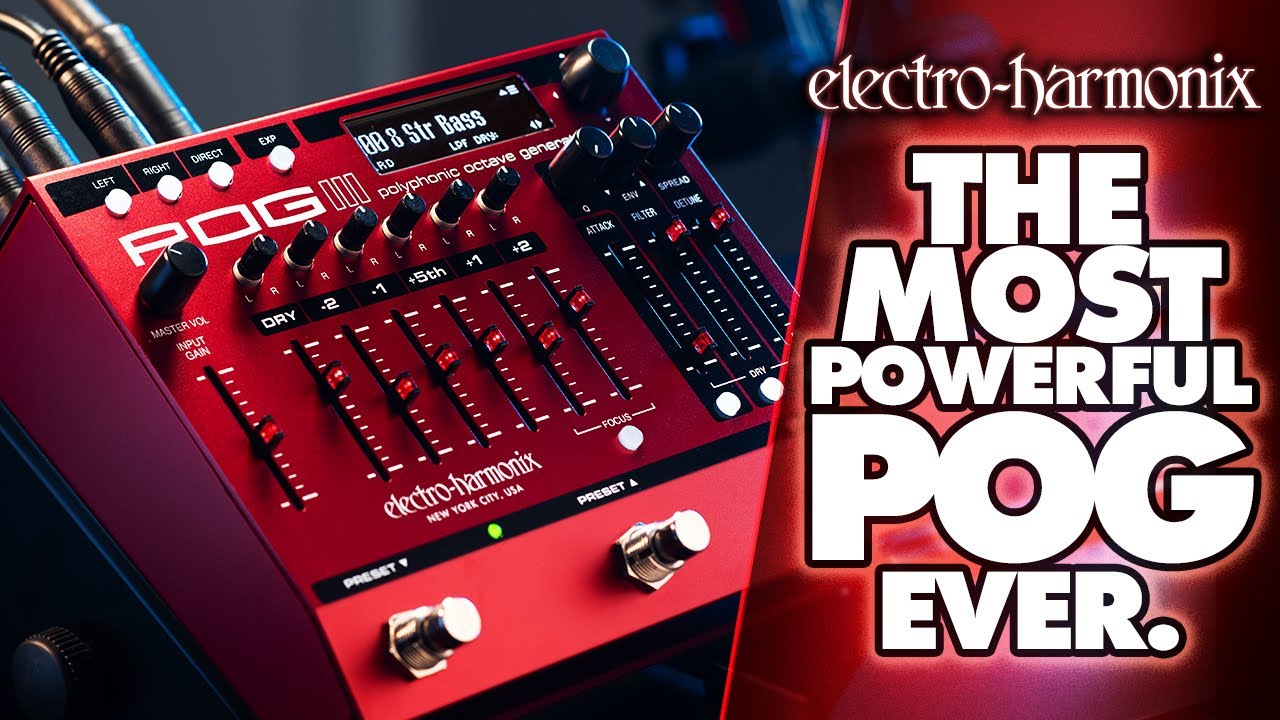 Electro-Harmonix POG3 ポリフォニックオクターブジェネレーターペダル