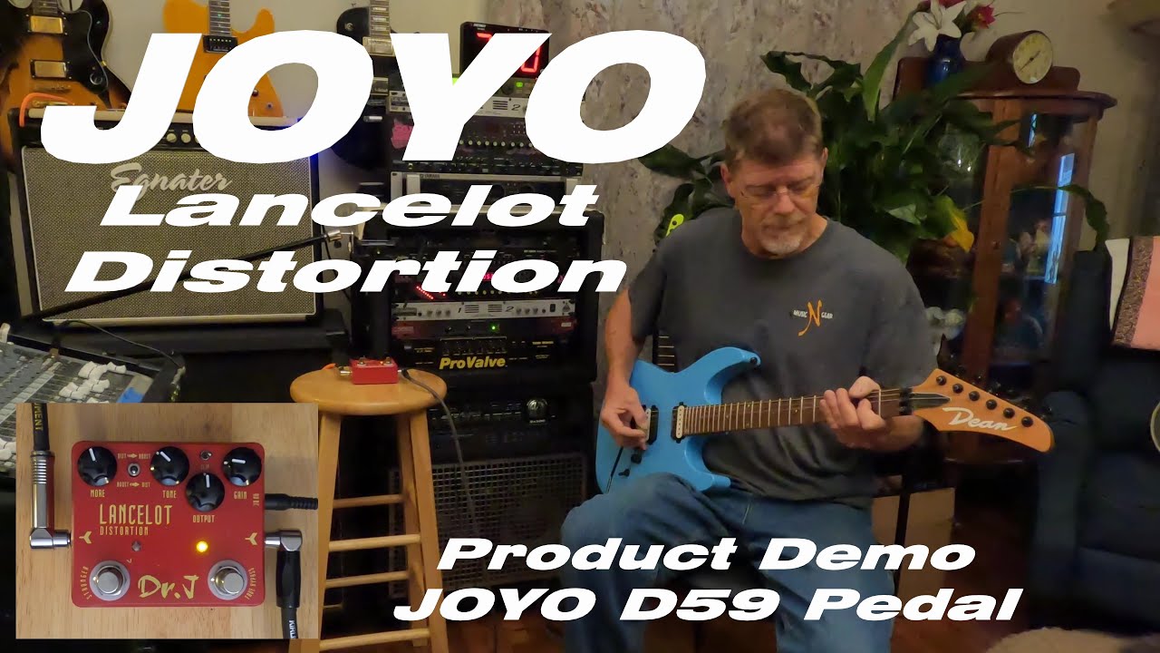 JOYO Lancelot Distortion D59 Distortion Pedal 80's Hot Rodded Amps