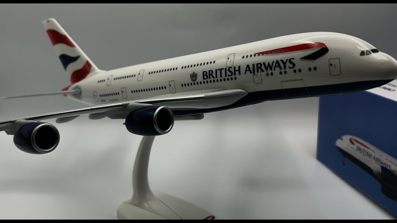 PPC British Airways Airbus A380 1:200 Scale Unboxing and Assembly