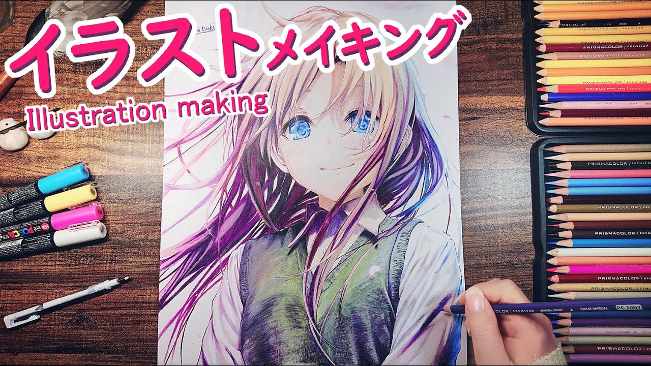 イラストメイキング】Drawing - TrymenT (ayame) / Kuronomitsuki_