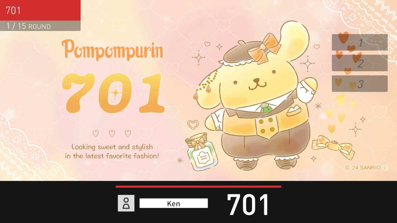 サンリオキャラクターズ　ダーツセット　ダーツライブカード　ポムポムプリン バレル【ダーツライブ】サンリオキャラクターズ ダーツセット with