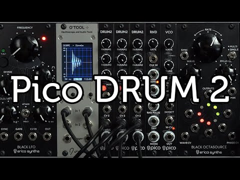 Erica Synths Pico Drum 2 sound demo - YouTube