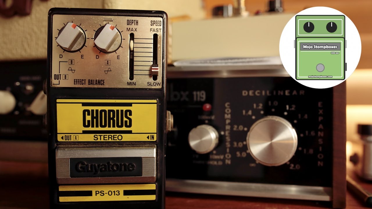 Guyatone PS-013 Stereo Chorus - Mojo Stompboxes - YouTube