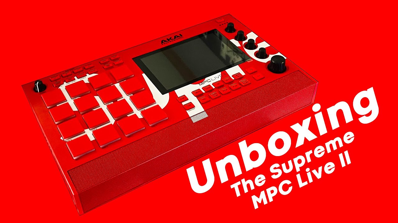 Supreme Akai MPC Live II Unboxing [OFFICIAL] - YouTube
