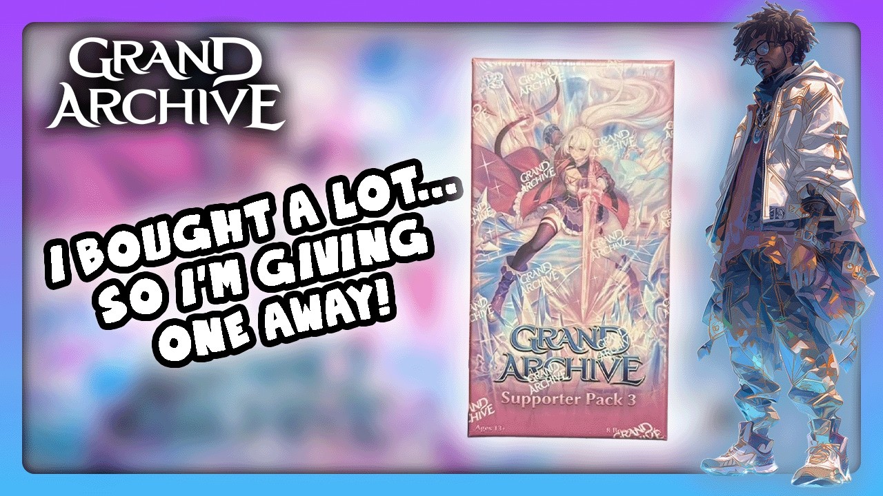 Grand Archive GIVEAWAY! Opening Supporter Pack 3 & My Thoughts