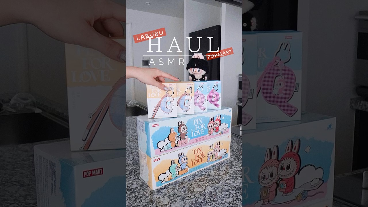 新作のイニシャルラブブ💖小さくて可愛すぎた🥹🫶🏻前週も抽選当たった