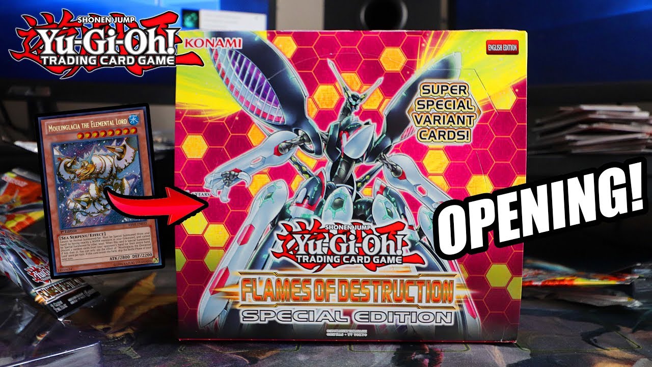 Yu-Gi-Oh! Flames Of Destruction Special Edition Box Opening 2018