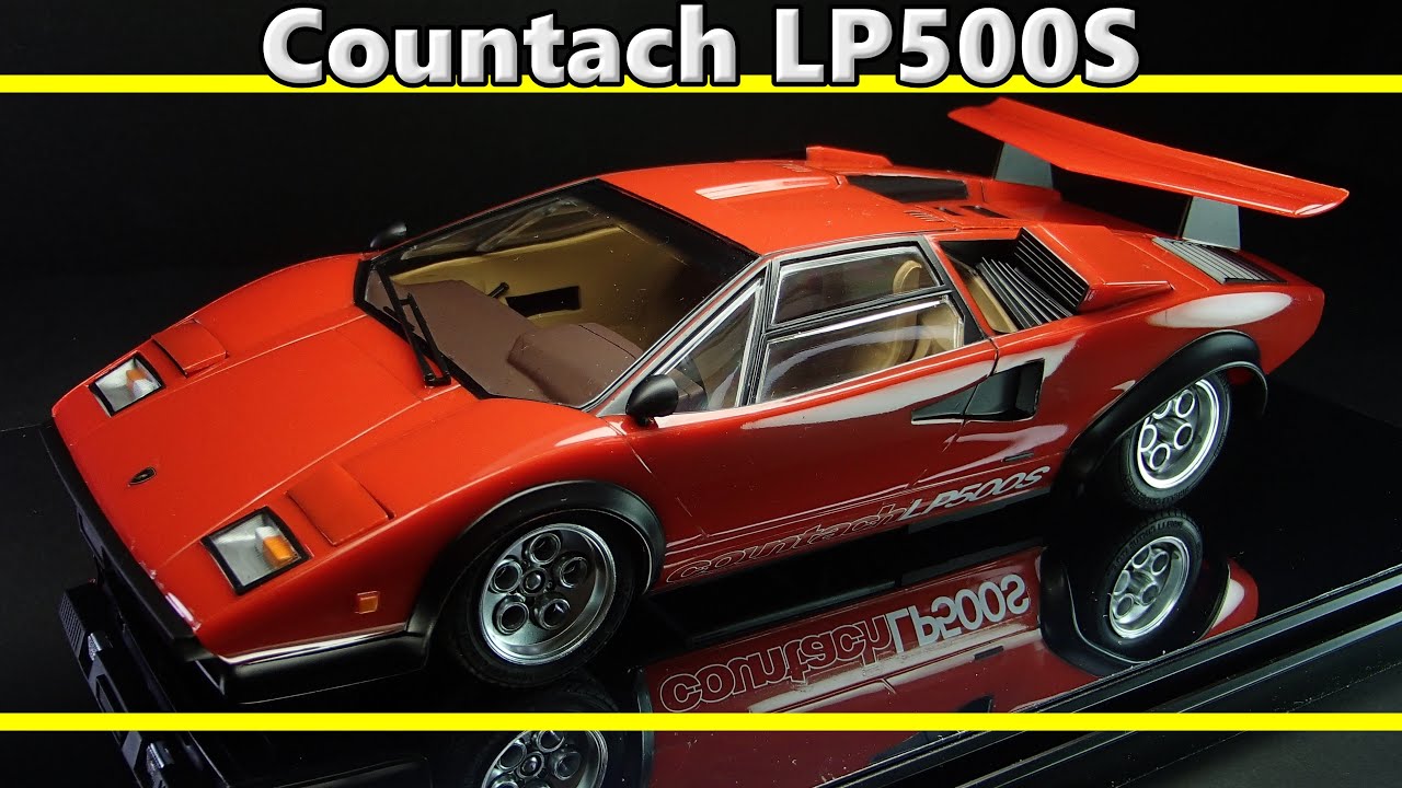 LAMBORGHINI Countach LP500S / TAMIYA 1/24 / Scale Model / full