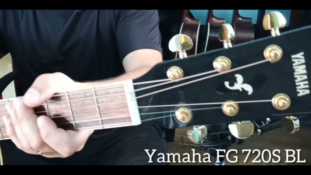 Yamaha FG 720S BL Acoustic Guitar - YouTube