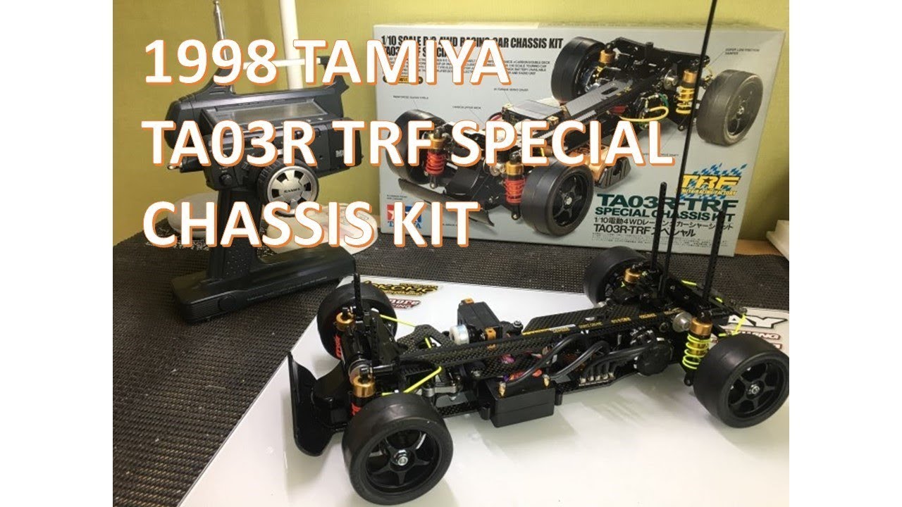 1998 TAMIYA TA03R TRF SPECIAL CHASSIS KIT ASSEMBLY AND DRIVING