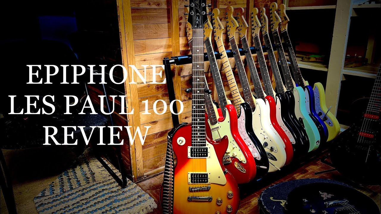 Epiphone Les Paul 100 Review! - YouTube