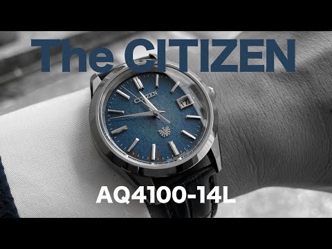 ザ・シチズン 紺碧(こんぺき) AQ4100-14L【青文字盤 クオーツ式腕時計
