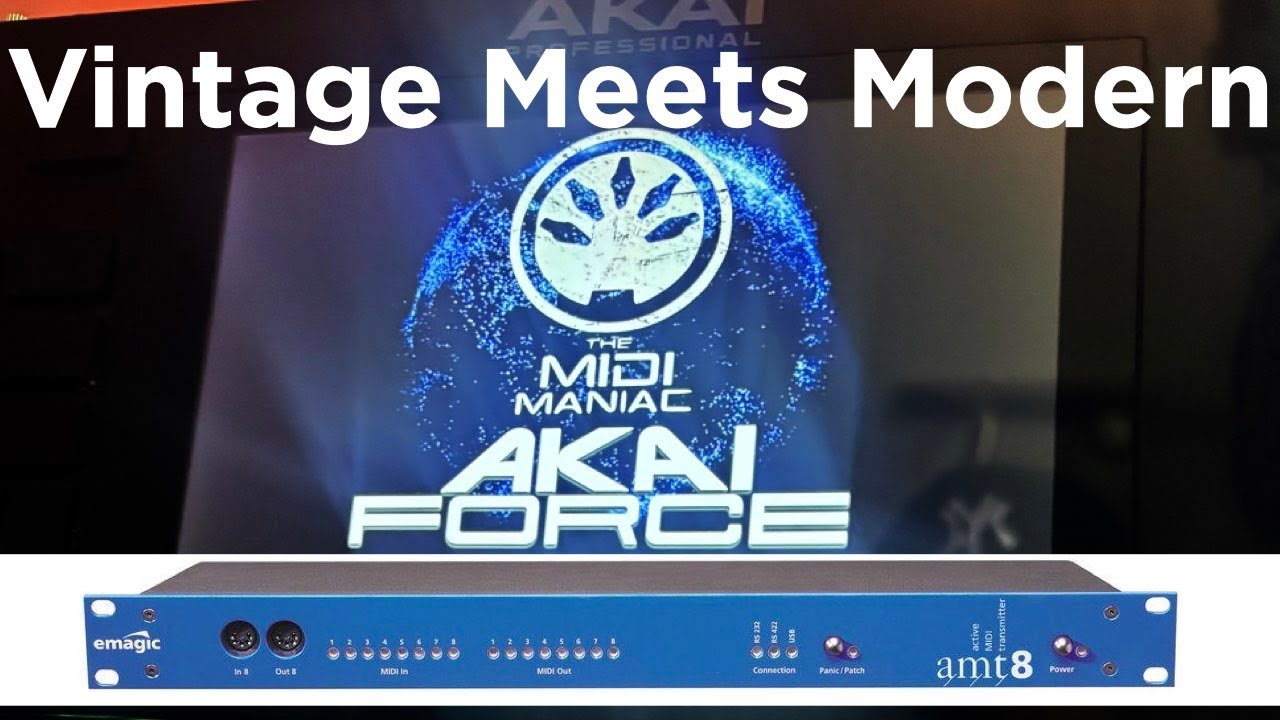 Emagic AMT8 & Akai Force - A Winning Combination #akaiforce #amt8
