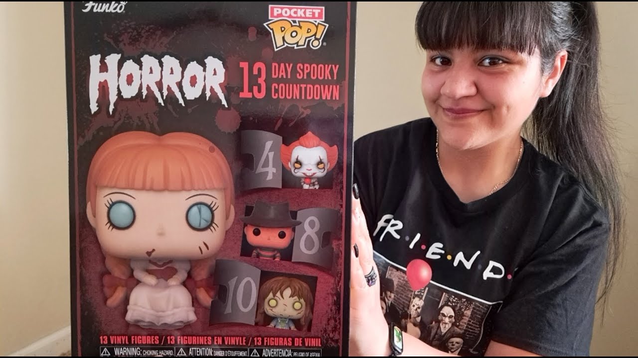 Horror 13 Day Spooky Countdown - Funko POP Calendar Unboxing - YouTube