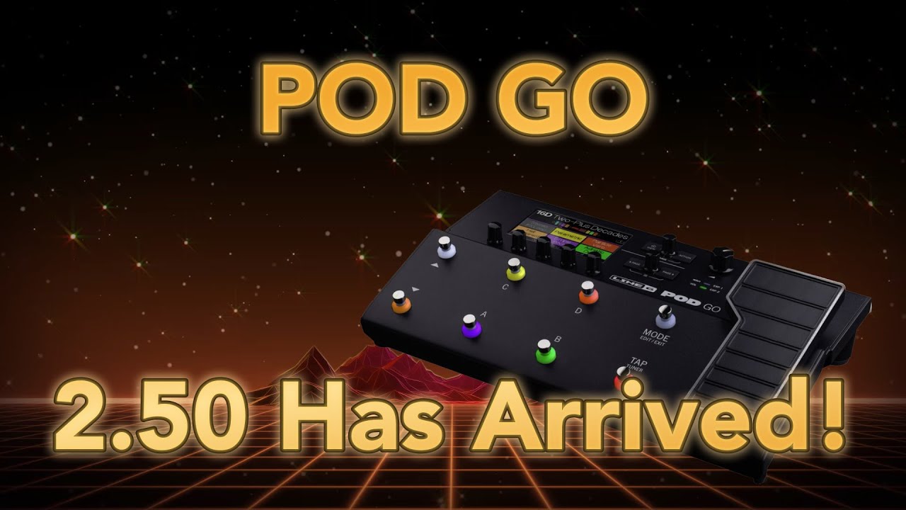 LINE6 POD GO（最新アップデート、DYNAX IRインストール） LINE6 POD
