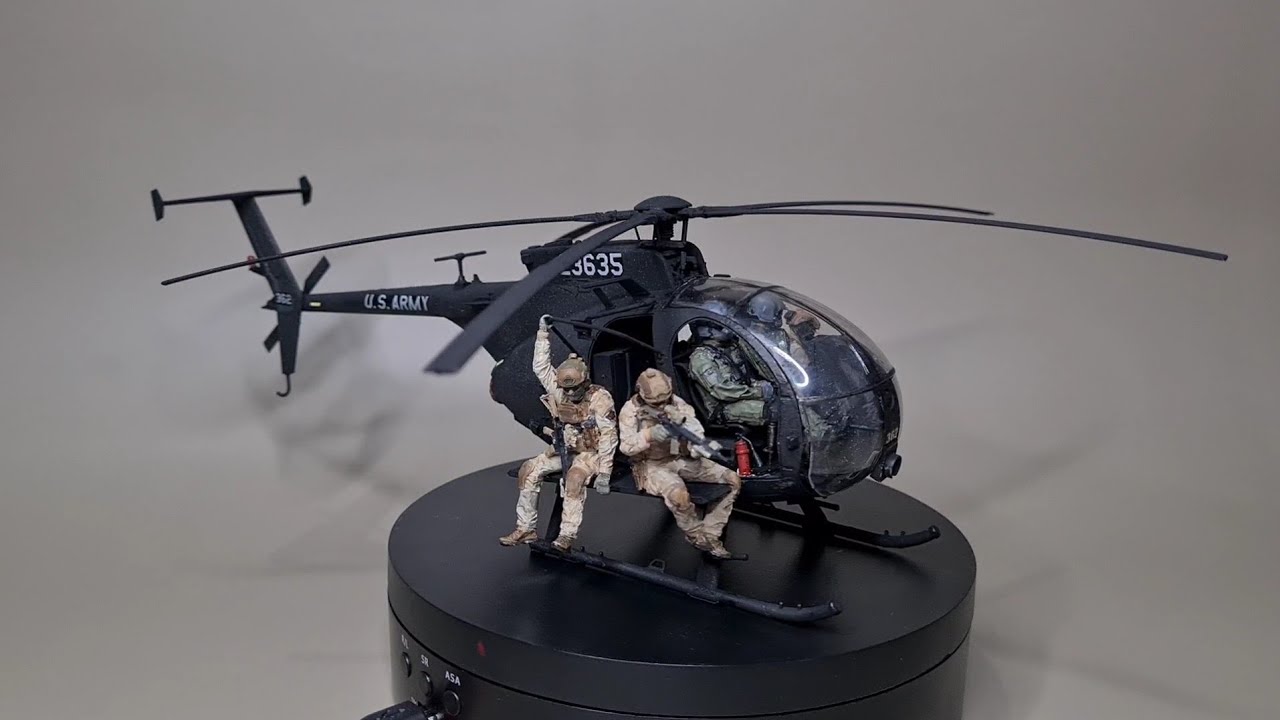 1/35 Scale Kitty Hawk - Little Bird Nightstalkers w/ Special