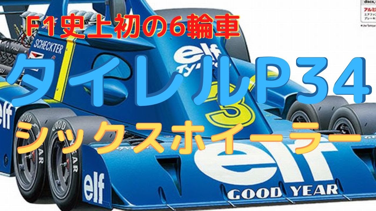 New！タイレルP34 シックスホイーラー エッチングパーツ付 1/12scale