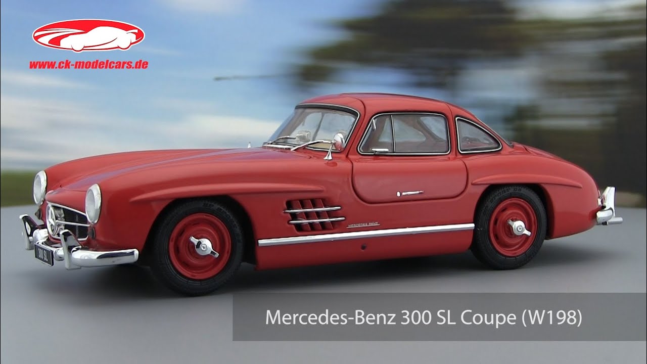 Schuco 1:18 Mercedes-Benz 300 SL Coupe (W198) 赤 450060100 モデル