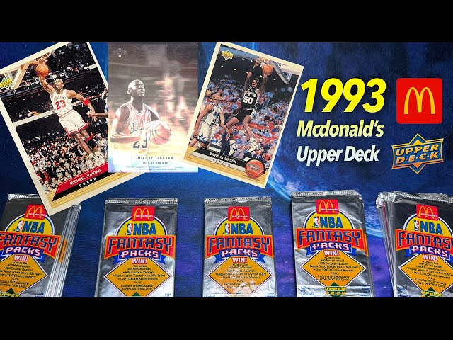 McDonald's JORDAN Hunt! 1993 Upper Deck NBA McDonald's Happy Meal