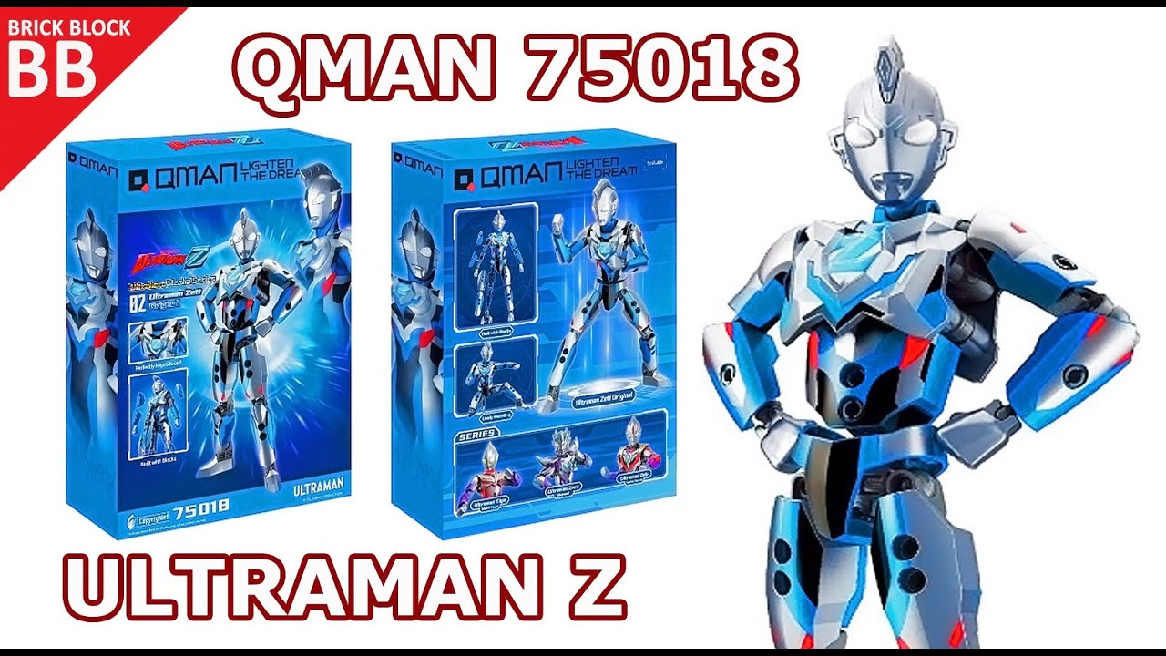 LEGO ULTRAMAN Z ⚡️ Unboxing and How to Build Qman 75018