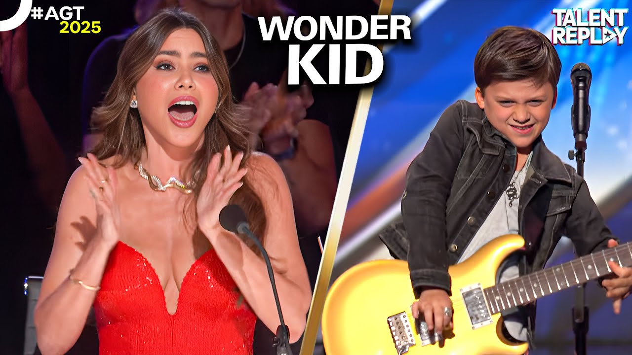 10-Year-Old Rockstar SHREDS Lenny Kravitz Hit | AGT 2025 - YouTube
